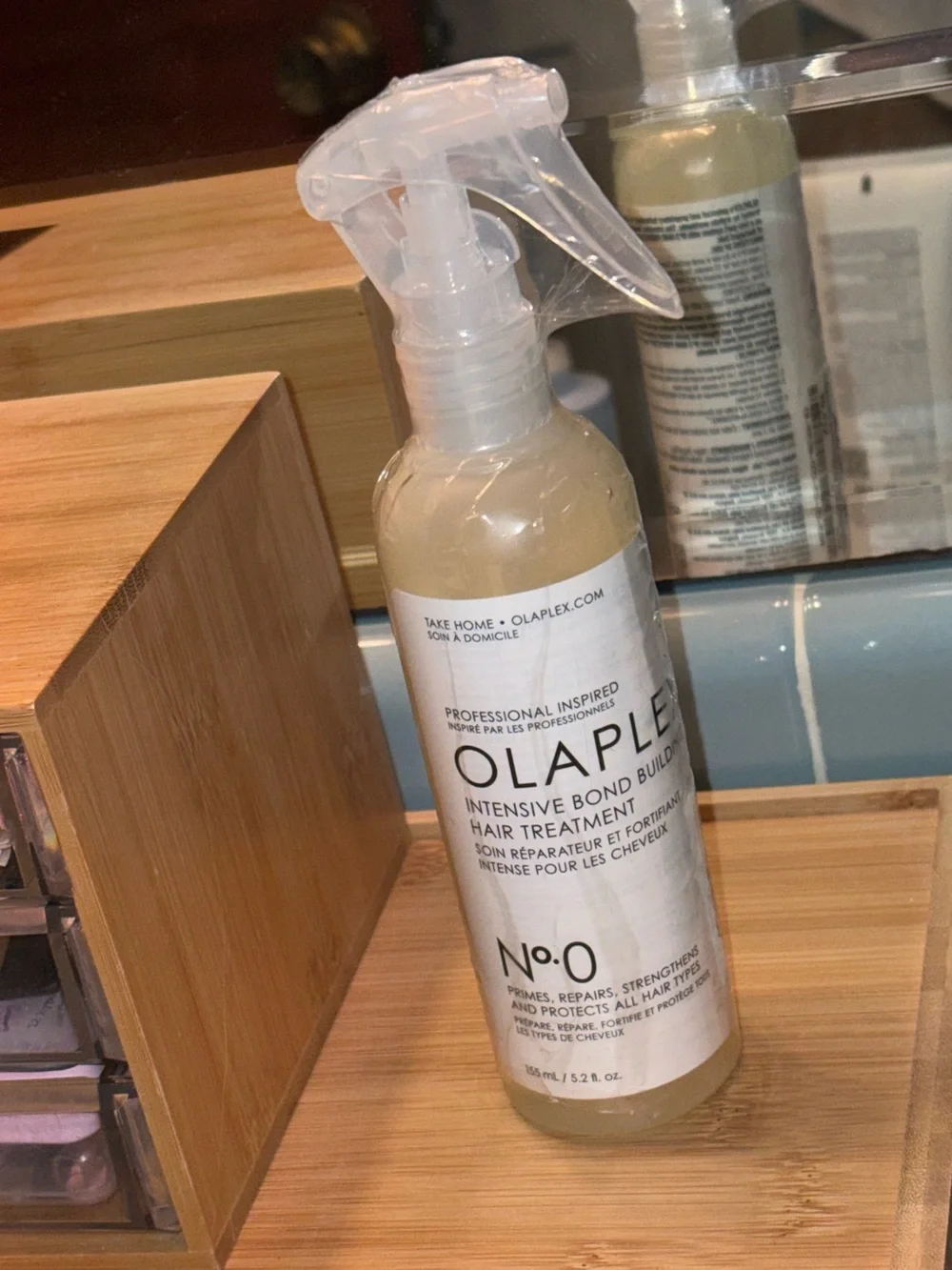 OLAPLEX No.0 Intensive Bond Building Hair Treatment; Sealed Spray Bottle